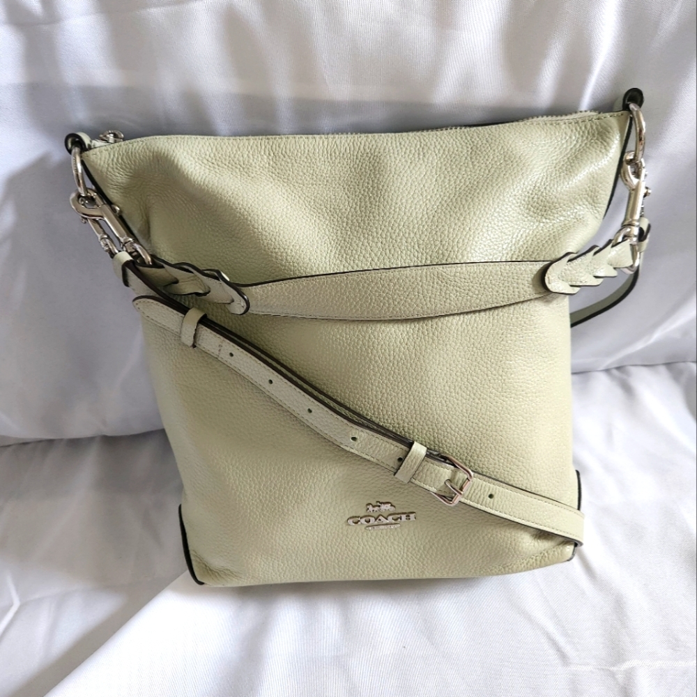 Coach Cross Body Bag - Light Green